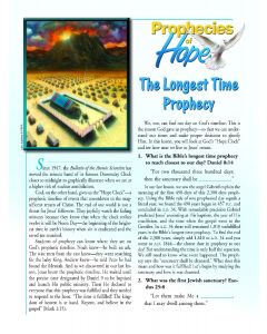 Prophecies of Hope, 07, The Longest Time Prophecy, pkg of 50