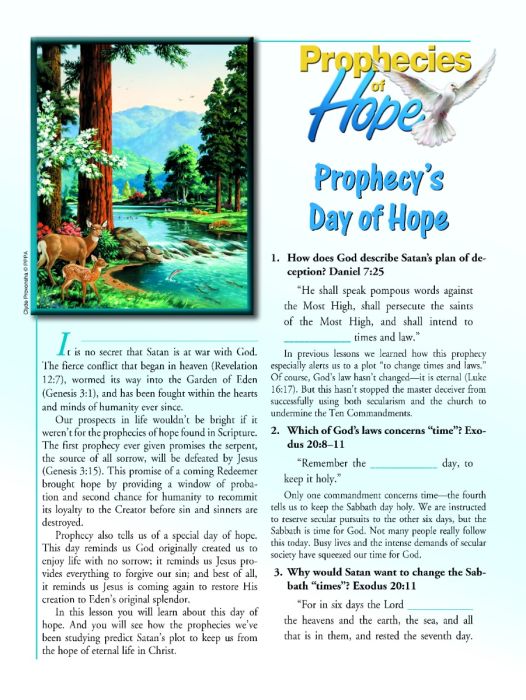 Prophecies of Hope Prophecies of Hope