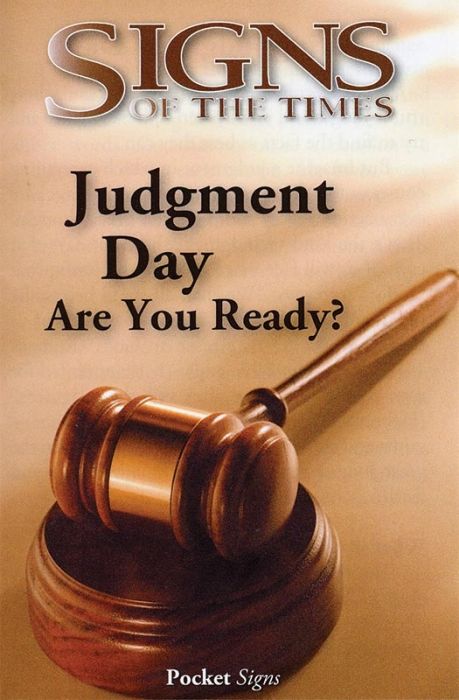 Pocket Signs - Judgment Day - Package of 100 Pocket Signs - Judgment Day - Package of 100