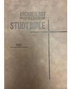 Archaeology and Cultural Background Study Bible (Genuine Leather - Brown)