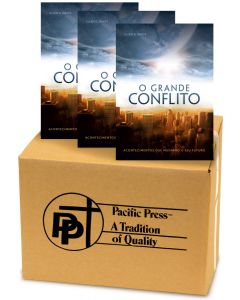 O Grande Conflito - Compartilhando/Caixa de 40 (Português) papel de jornal (newsprint)