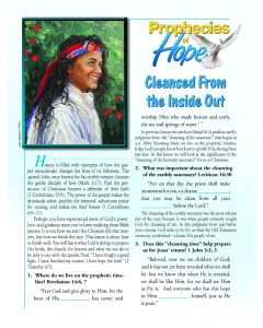 Prophecies of Hope, 23, Cleansed From the Inside Out, pkg of 50
