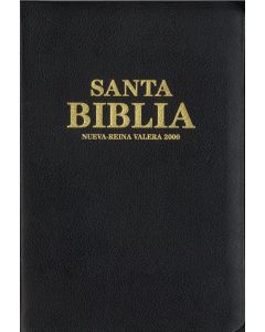 Santa Biblia Nueva Reina Valera 2020 - Piel Genuina Negra (Español)