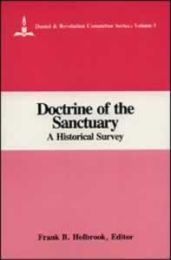 Doctrine of the Sanctuary: A Historical Survey