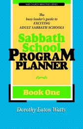 Sabbath School Program Planner
