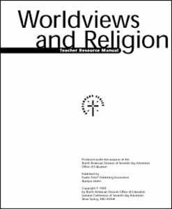 Worldviews, Teacher's Resource Manual