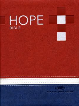Hope Bible - English (NKJV) Red/Blue