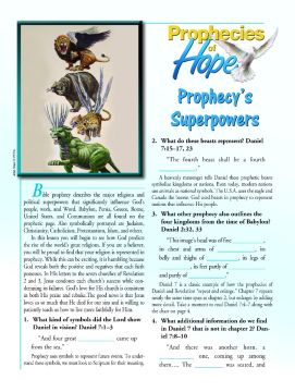 Prophecies of Hope, 04, Prophecy's Superpowers, pkg of 50