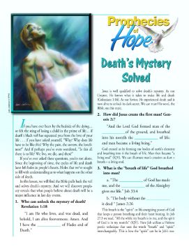 Prophecies of Hope, 14, Death's Mystery Solved, pkg of 50