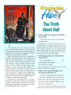 Prophecies of Hope, 16, The Truth About Hell, pkg of 50
