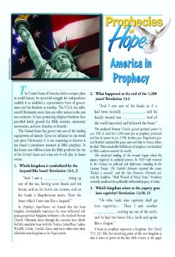 Prophecies of Hope, 21, America in Prophecy, pkg of 50