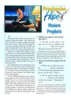 Prophecies of Hope, 24, Modern Prophets, pkg of 50
