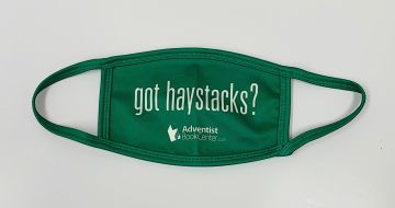 Got Haystacks? Mask AdventistBookCenter.com (Green)