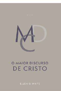 O Maior Discurso de Cristo (Cinza - Edição Atualizada - Brochura) com aba (Português)