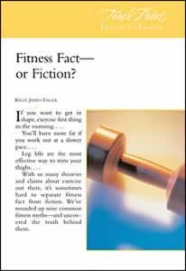 Touch Points -- Fitness Fact or Fiction Touch Points -- Fitness Fact or Fiction