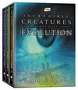 Incredible Creatures That Defy Evolution Limited Edition 3 DVD Set Incredible Creatures That Defy Evolution Limited Edition 3 DVD Set