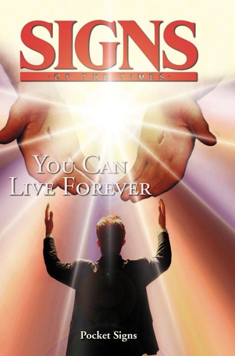 Pocket Signs - You Can Live Forever - Package of 100 Pocket Signs - You Can Live Forever - Package of 100