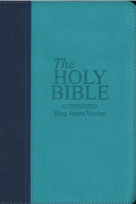 The Holy Bible Authorized KJV (Blue/Teal) Thumb Index with Mark Finley Bible Study The Holy Bible Authorized KJV (Blue/Teal) Thumb Index with Mark Finley Bible Study
