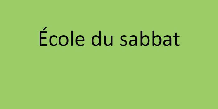 École du sabbat