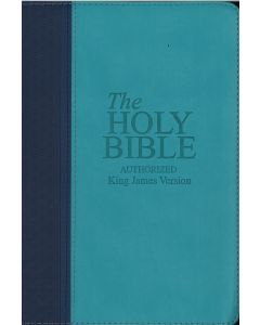 The Holy Bible Authorized KJV (Blue/Teal) Thumb Index with Mark Finley Bible Study 