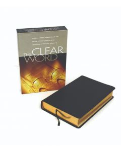 The Clear Word Leather Burgundy