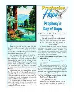 Prophecies of Hope, 10, Prophecy's Day of Hope, pkg of 50