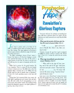 Prophecies of Hope, 13, Revelation's Glorious Rapture, pkg of 50
