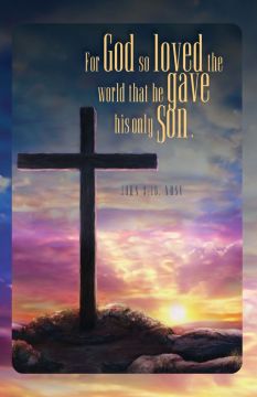 For God So Loved the World Church Bulletin 805 (pkg of 100)