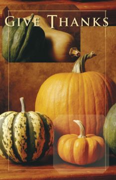 Give Thanks Church Bulletin 807 (pkg of 100)