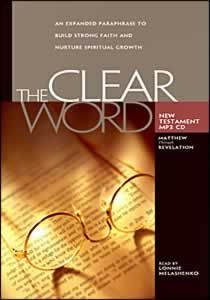 The Clear Word New Testament MP3 CD