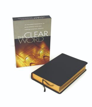 The Clear Word Leather Burgundy