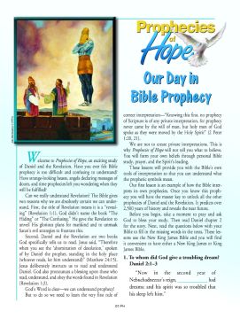 Prophecies of Hope, 01, Our Day in Bible Prophecy, pkg of 50