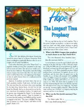 Prophecies of Hope, 07, The Longest Time Prophecy, pkg of 50
